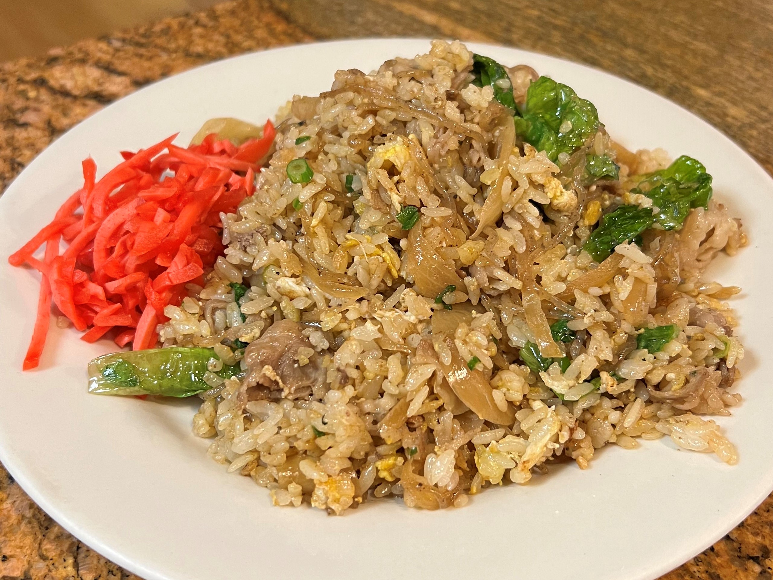Order Beef Bowl Fried Rice food online from Ichiza Sake House store, Las Vegas on bringmethat.com