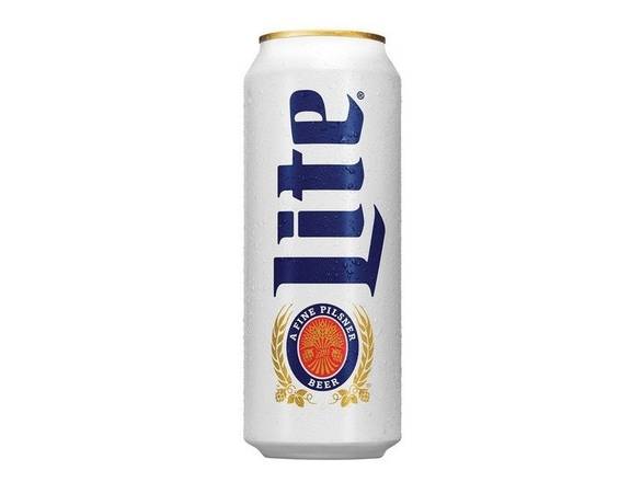 Order Miller Lite Lager Beer - 3x 24oz Cans food online from Southwest Liquor store, Thousand Oaks on bringmethat.com