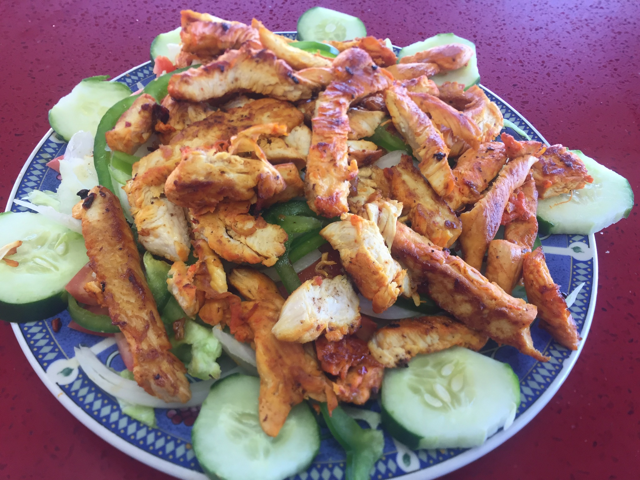 Order Grilled Chicken Salad food online from New York Fried Chicken & Pizza store, Elizabeth on bringmethat.com