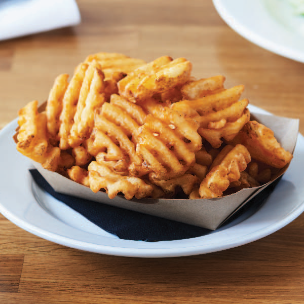 Order Seasoned Waffle Fries food online from Emmy Squared Pizza: Germantown store, Nashville on bringmethat.com