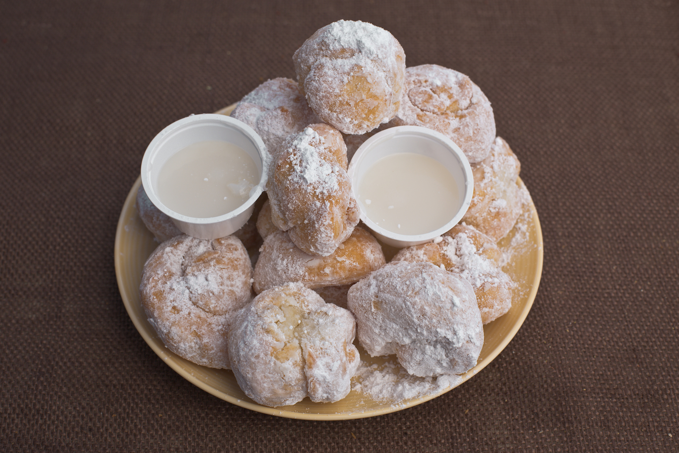Order Fried Sugar Knots food online from Golden Desserts store, Albany on bringmethat.com