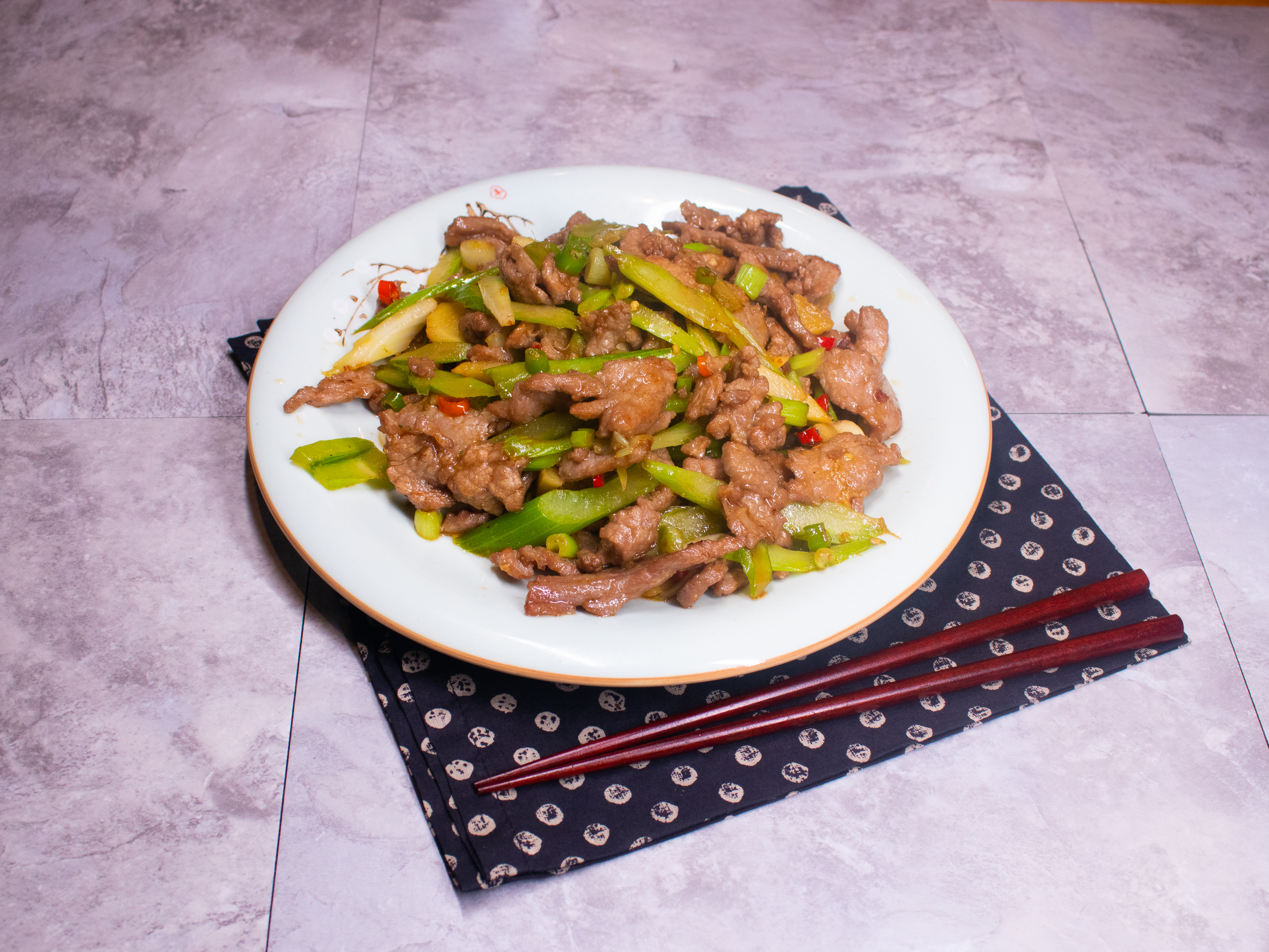 Order Szechuan Sauteed Lamb food online from Hu's Cooking store, Houston on bringmethat.com