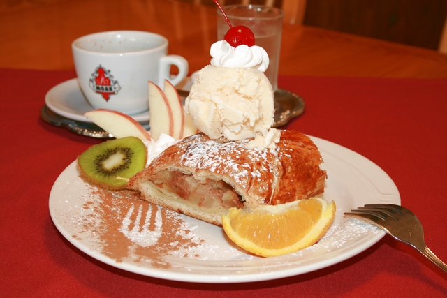 Order Apple Strudel food online from Cafe Old Vienna store, Myrtle Beach on bringmethat.com