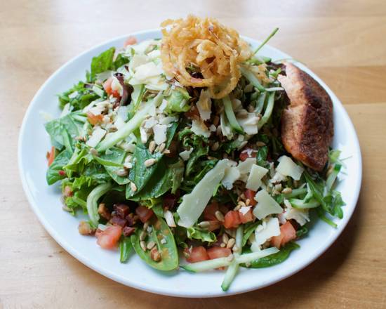 Order Blackened Salmon Salad food online from Hubbard Grille store, Columbus on bringmethat.com
