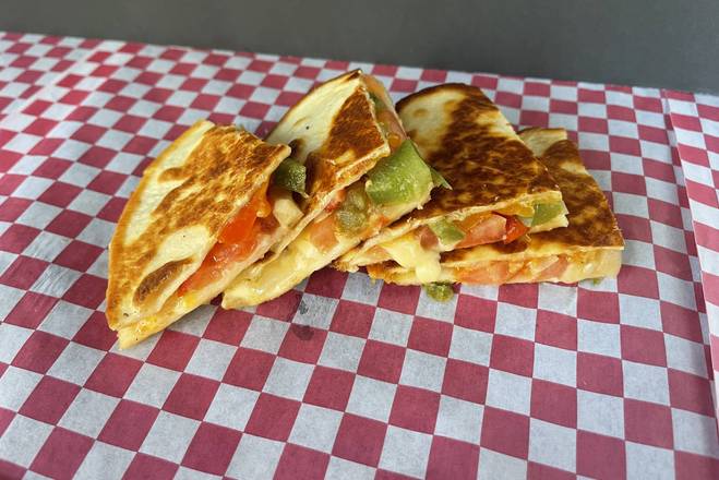 Order Veggie Quesadilla food online from Broke, High, and Hungry store, Columbus on bringmethat.com