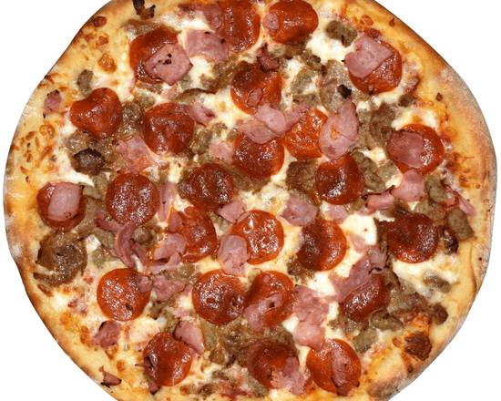Order Meat Lovers Pizza  food online from Elliott Pizza store, Dallas on bringmethat.com