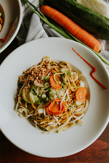 Order Long Life Noodle food online from Yes Siam Thai Cafe And Bar store, Seattle on bringmethat.com