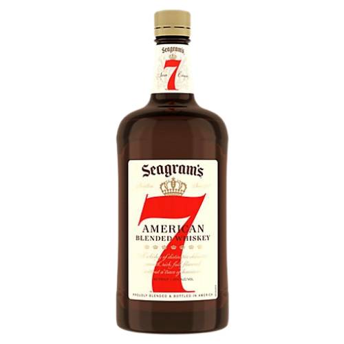 Order Seagram's 7 American Blended Whiskey - 1.75L/Single food online from Bottle Shop & Spirits store, Los Alamitos on bringmethat.com