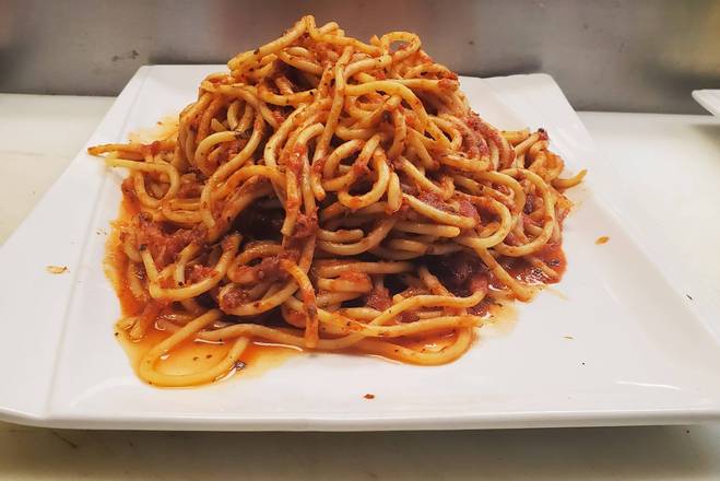 Order Spaghetti with Sauce food online from Deen's Cheesesteak store, Houston on bringmethat.com