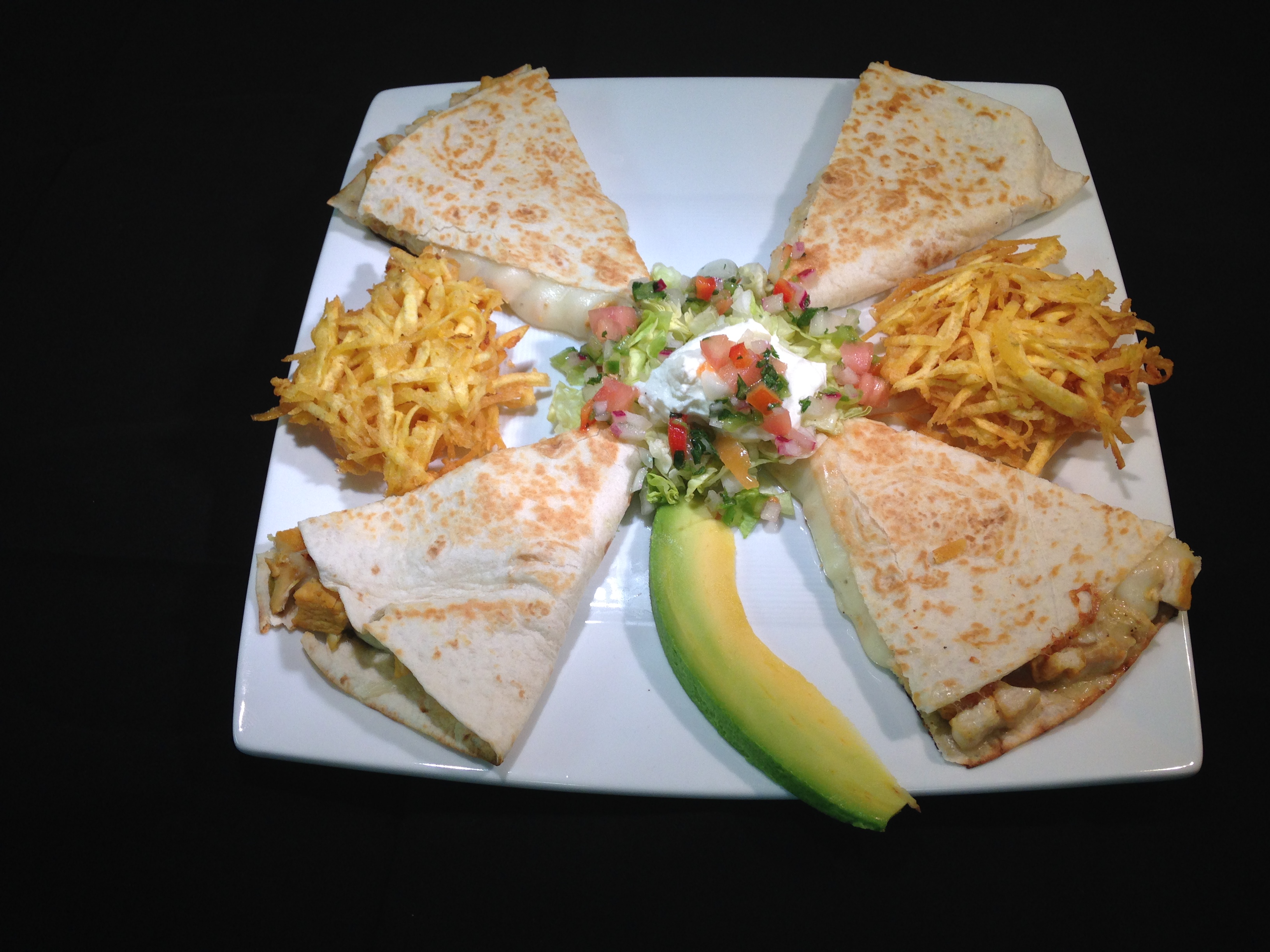 Order Quesadilla food online from El Sabor Tropical Restaurant store, Paterson on bringmethat.com