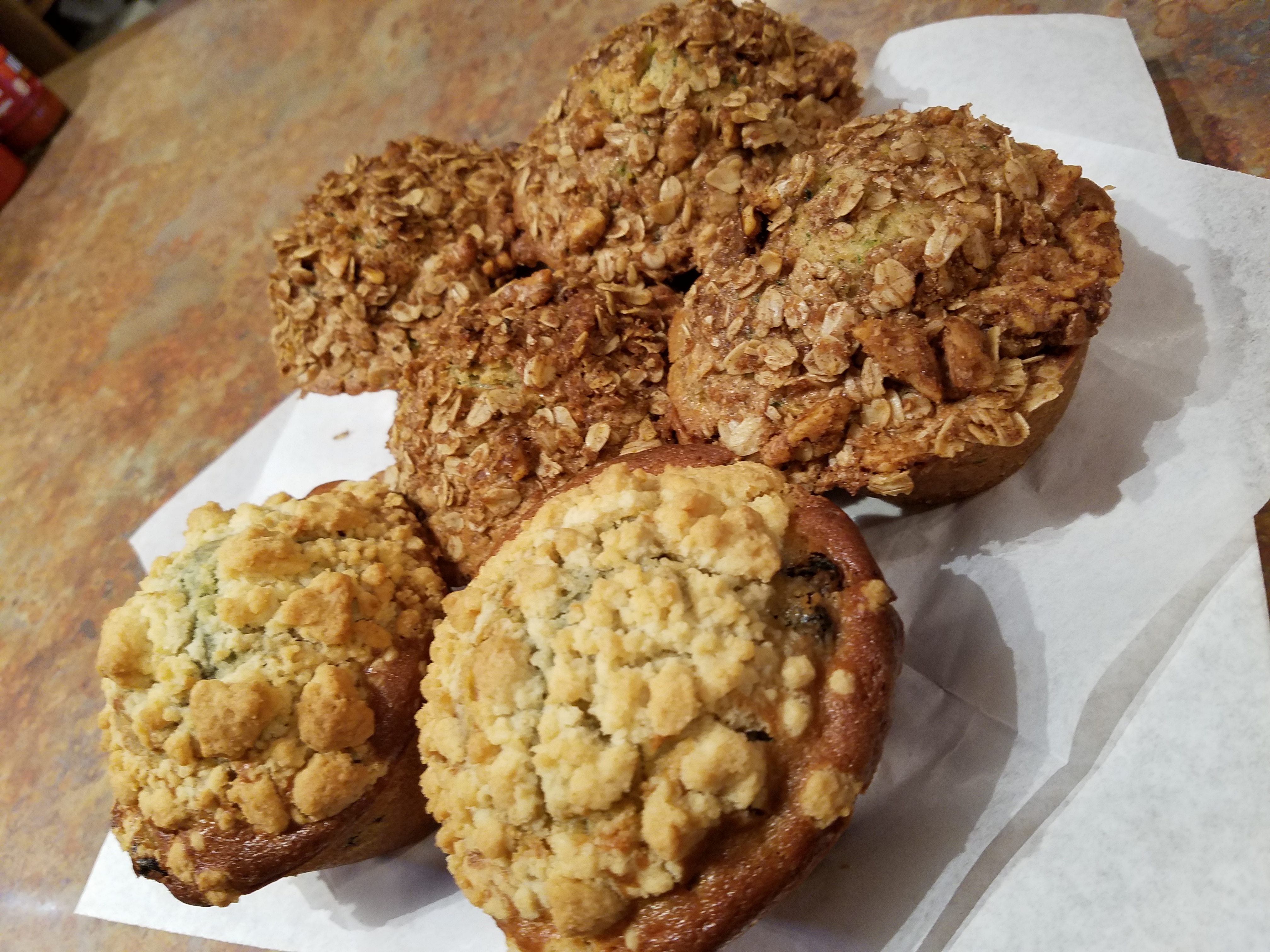Order Muffins food online from Fair Trade Coffee House store, Madison on bringmethat.com