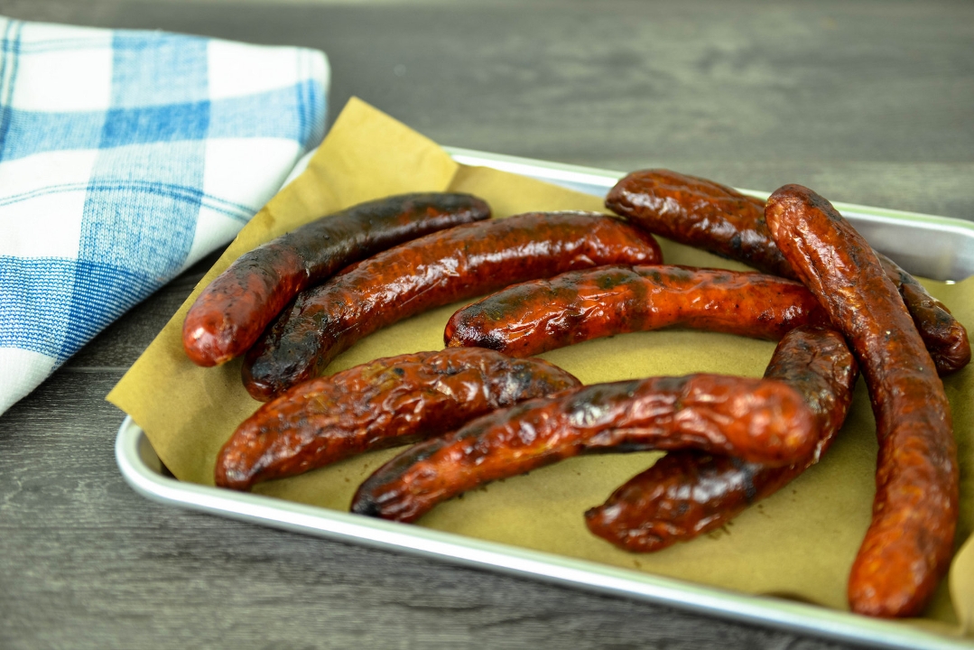 Order Smoked Sausage 1 lb food online from Red Hot & Blue store, North Richland Hills on bringmethat.com