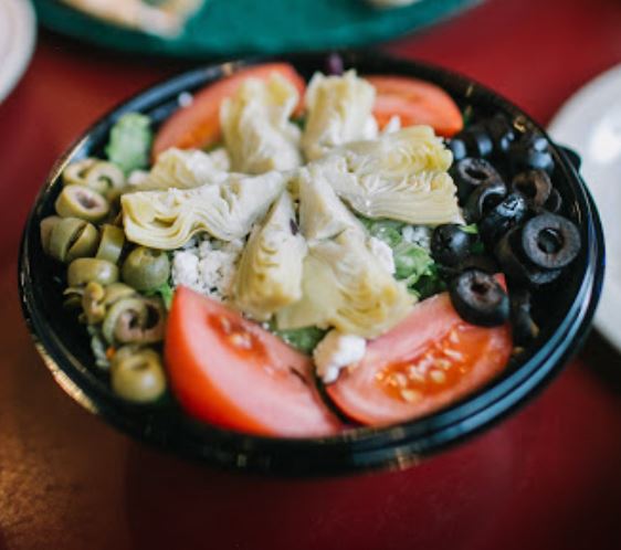 Order Greek Salad food online from Doubledave Pizzaworks store, Lakeway on bringmethat.com