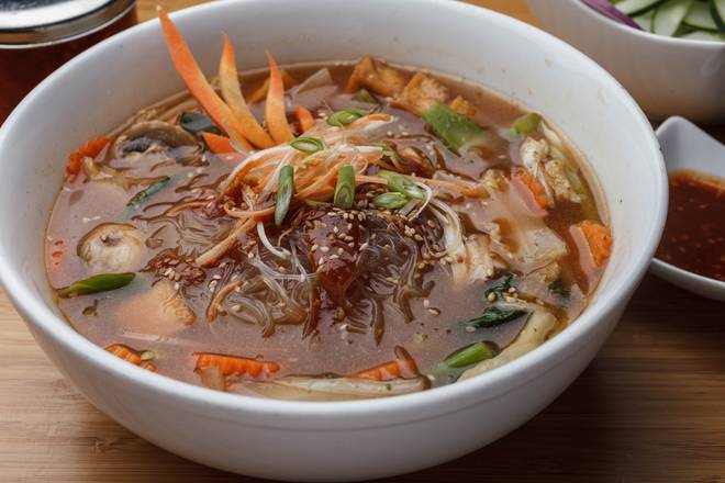 Order Sukiyaki Noodle Soup food online from SukhoThai on Royal St. store, New Orleans on bringmethat.com