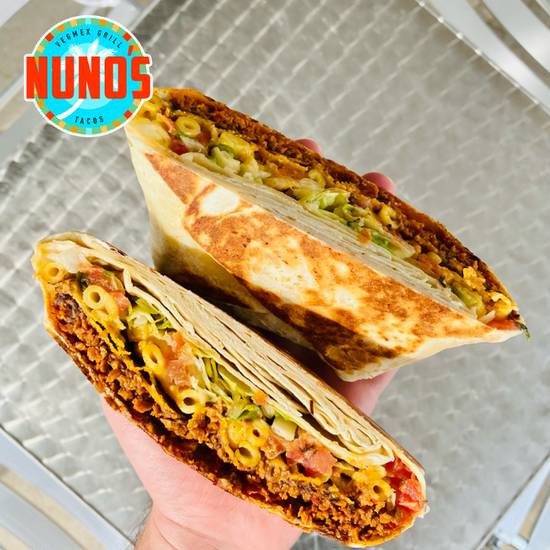 Order CHORIZO KRUNCHWRAP food online from Nuno's Tacos & Vegmex Grill store, Dallas on bringmethat.com