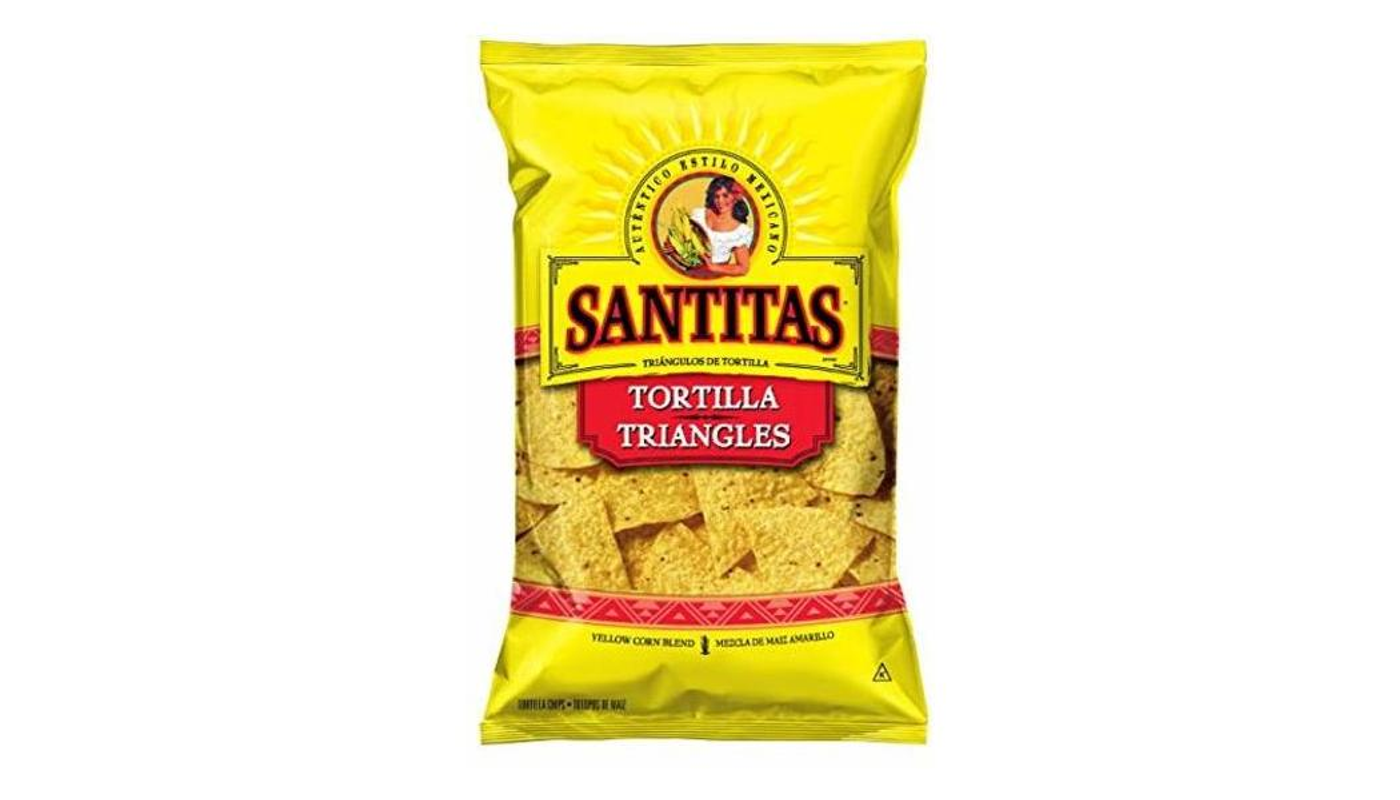 Order Santitas Yellow Corn Triangles Tortilla Chips 11 oz Bag food online from Golden Rule Liquor store, West Hollywood on bringmethat.com