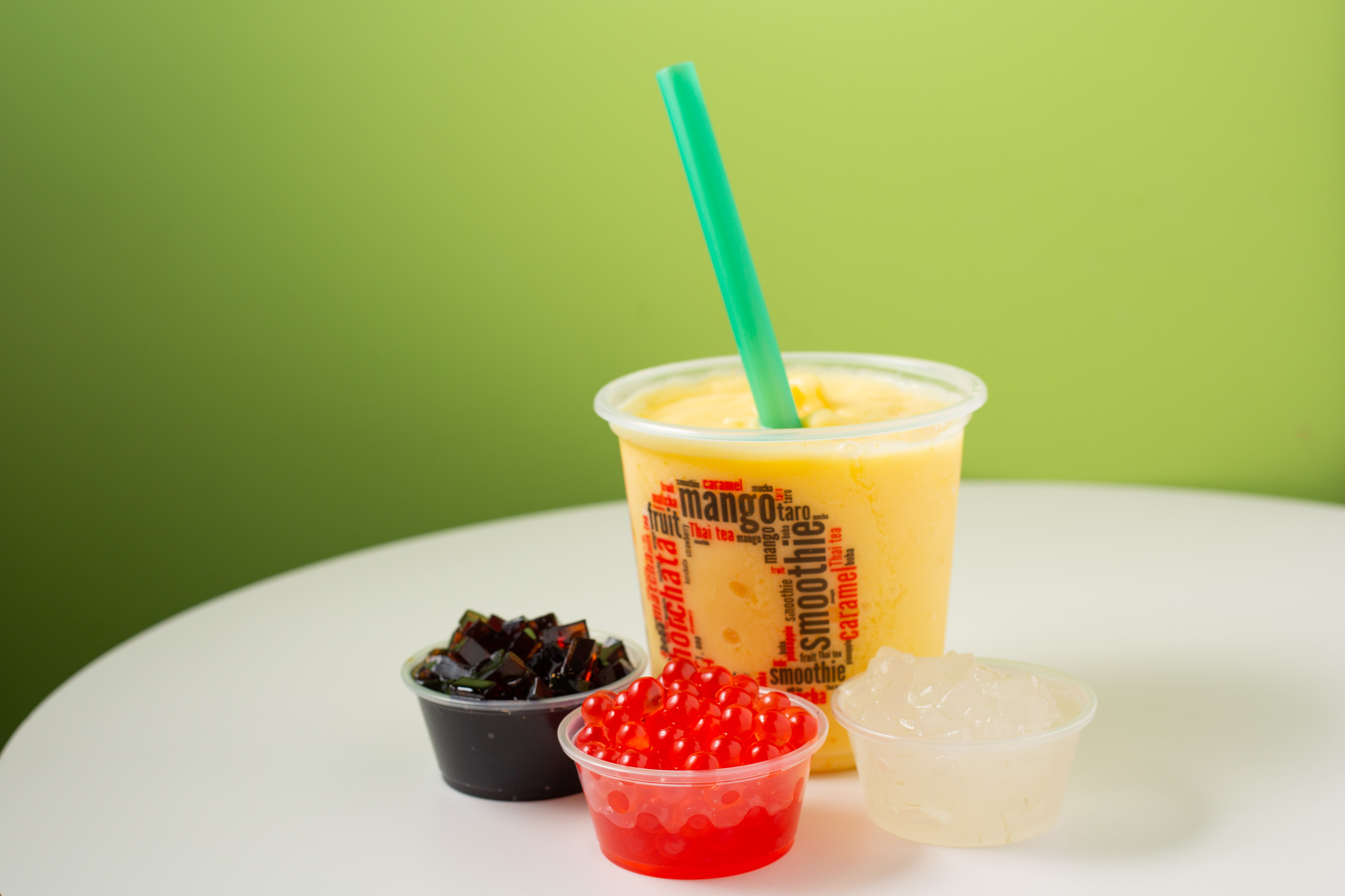 Order Mango Smoothie food online from Uno Tea House store, Monrovia on bringmethat.com