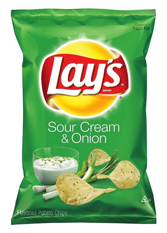 Order Lay'S Sour Cream & Onion Flavored Potato Chips food online from Pepack Sunoco store, Peapack on bringmethat.com