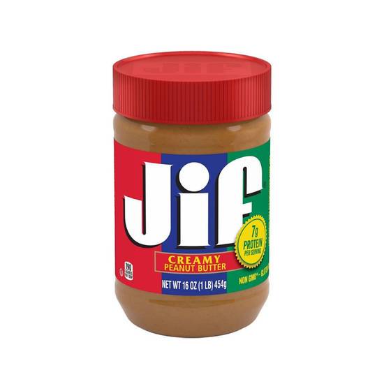 Order Jif Peanut Butter Creamy (16 oz) food online from Shell store, Gaithersburg on bringmethat.com
