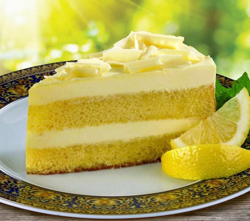 Order Limonchello Mascarpone Cake food online from Piemonte Pizza & Grill store, Providence on bringmethat.com