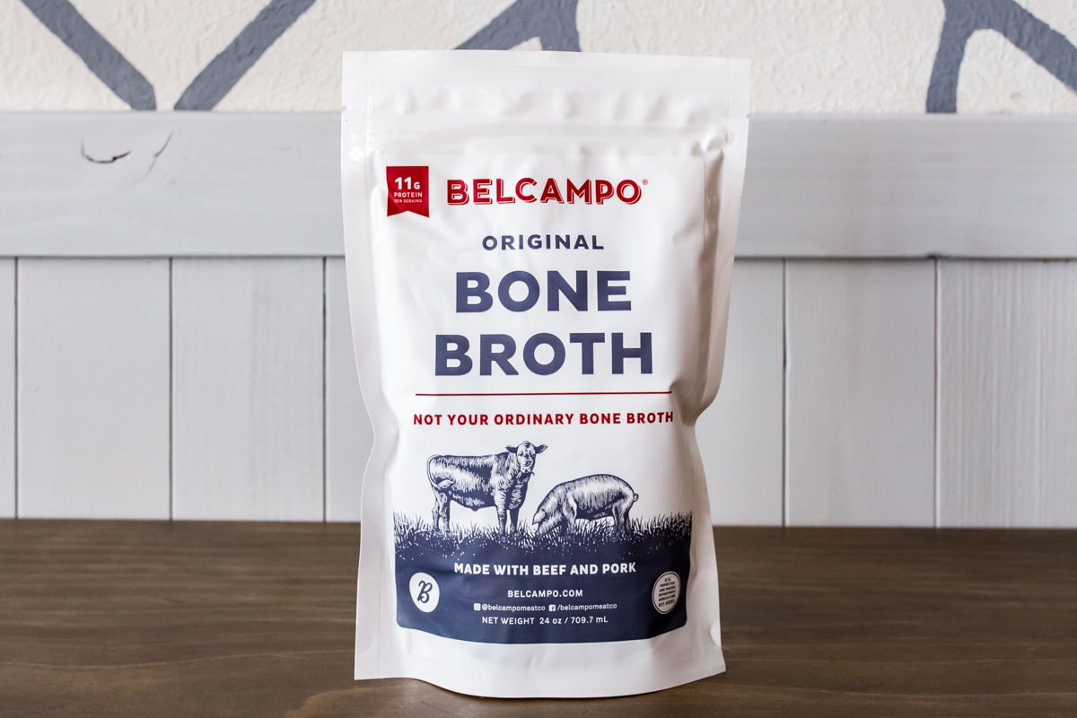 Order Organic Traditional Bone Broth (24 oz Pouch) food online from Morgan Butcher Shop store, Pittston on bringmethat.com