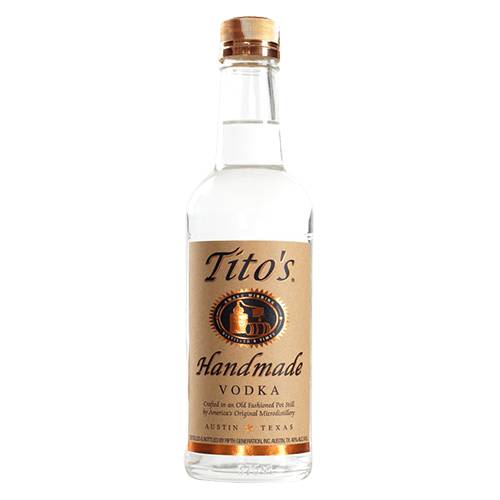 Order Tito's Handmade Vodka - 375ml/Single food online from Bottle Shop & Spirits store, Los Alamitos on bringmethat.com