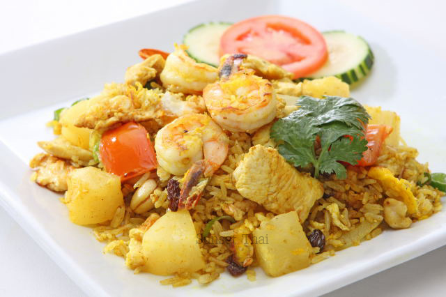 Order Pineapple Fried Rice  food online from Thai Original Bbq store, Culver City on bringmethat.com