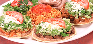 Order Tostadas food online from Pepe's Mexican Restaurant store, Schererville on bringmethat.com