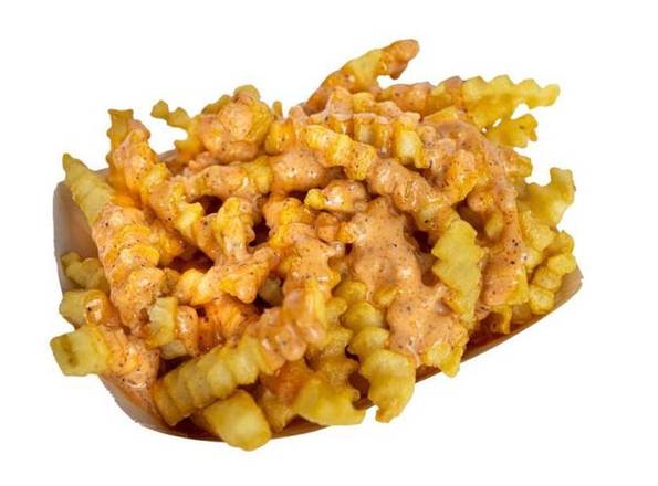Order Spicy Garlic Fries food online from Iniburger store, Pleasanton on bringmethat.com