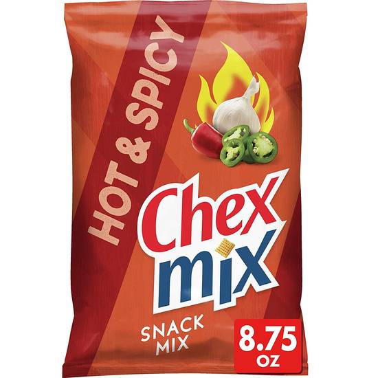 Order Chex Mix Hot And Spicy Snack Mix food online from Deerings Market store, Traverse City on bringmethat.com