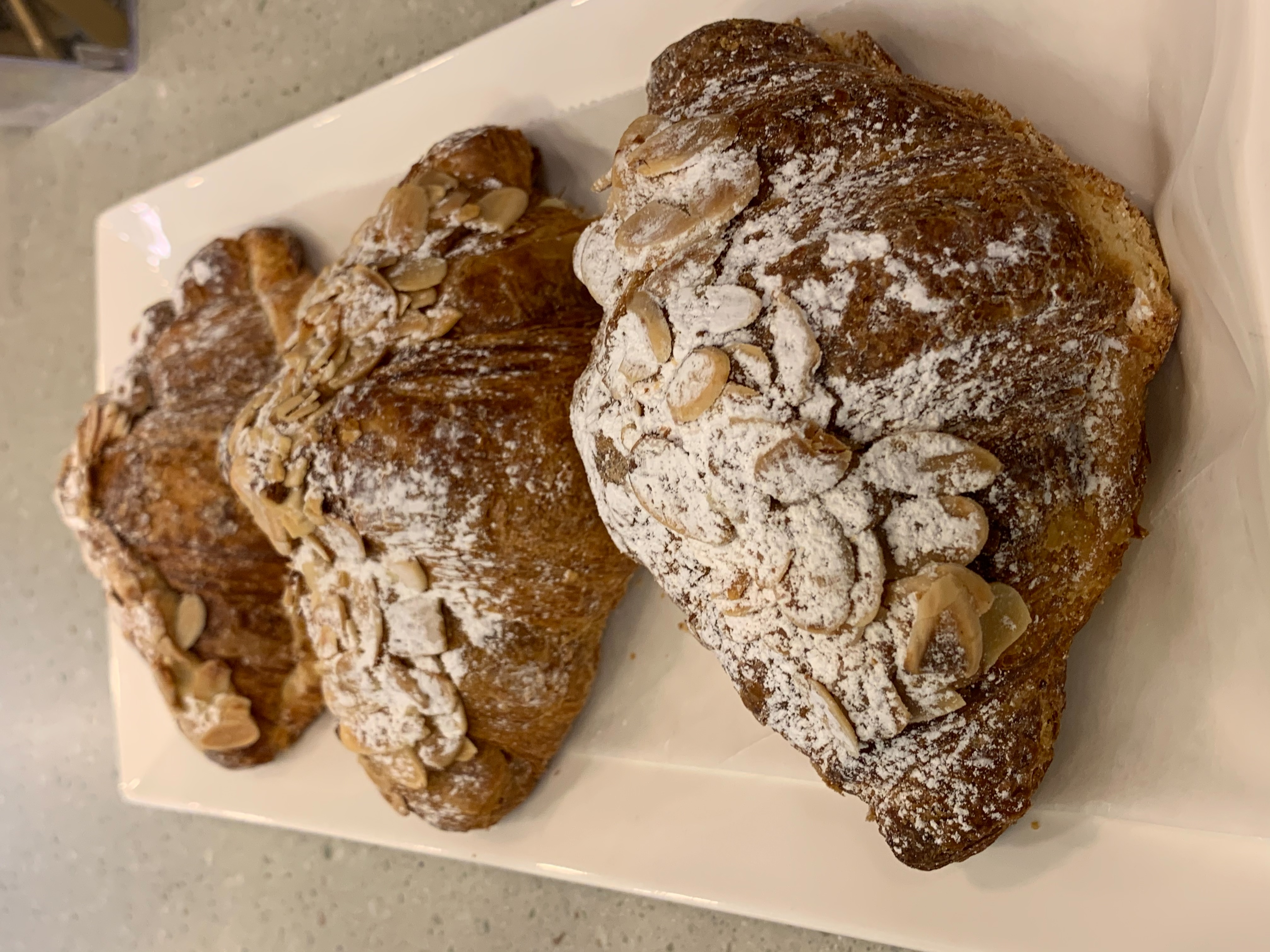 Order Almond Croissant  food online from Gloria Jeans Coffee store, Pittsburgh on bringmethat.com