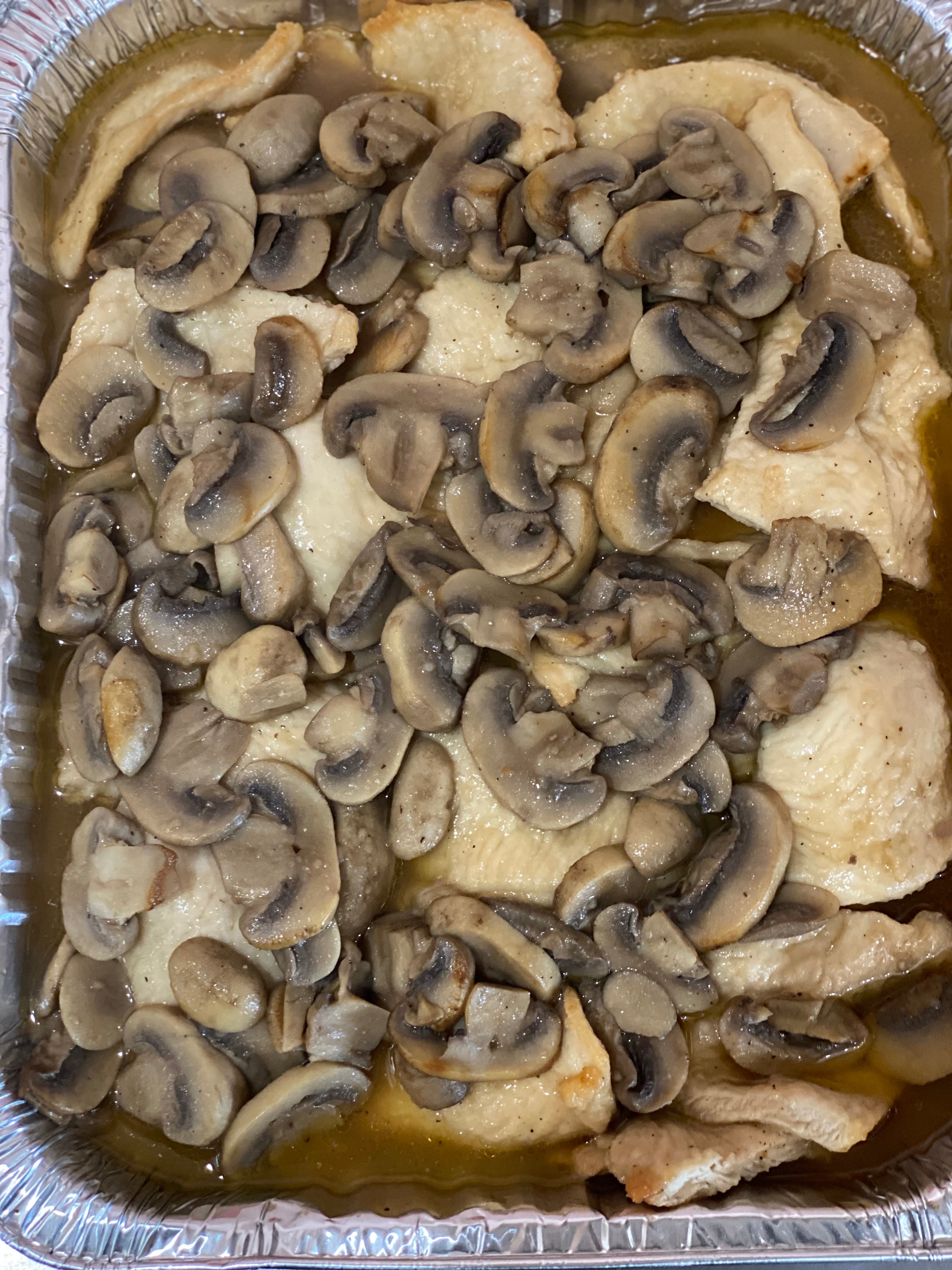 Order Chicken Marsala Catering - Half Tray food online from Michelangelo's Pizza store, East Brunswick on bringmethat.com