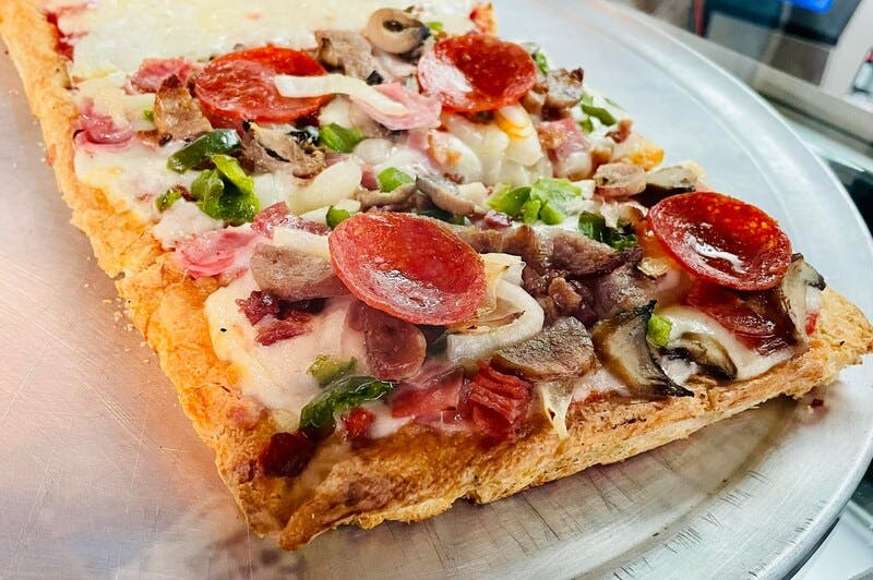 Order Bombocha Special Sicilian Pizza - Square (12 Slices) food online from Mama Italian Pizzeria store, Nanticoke on bringmethat.com