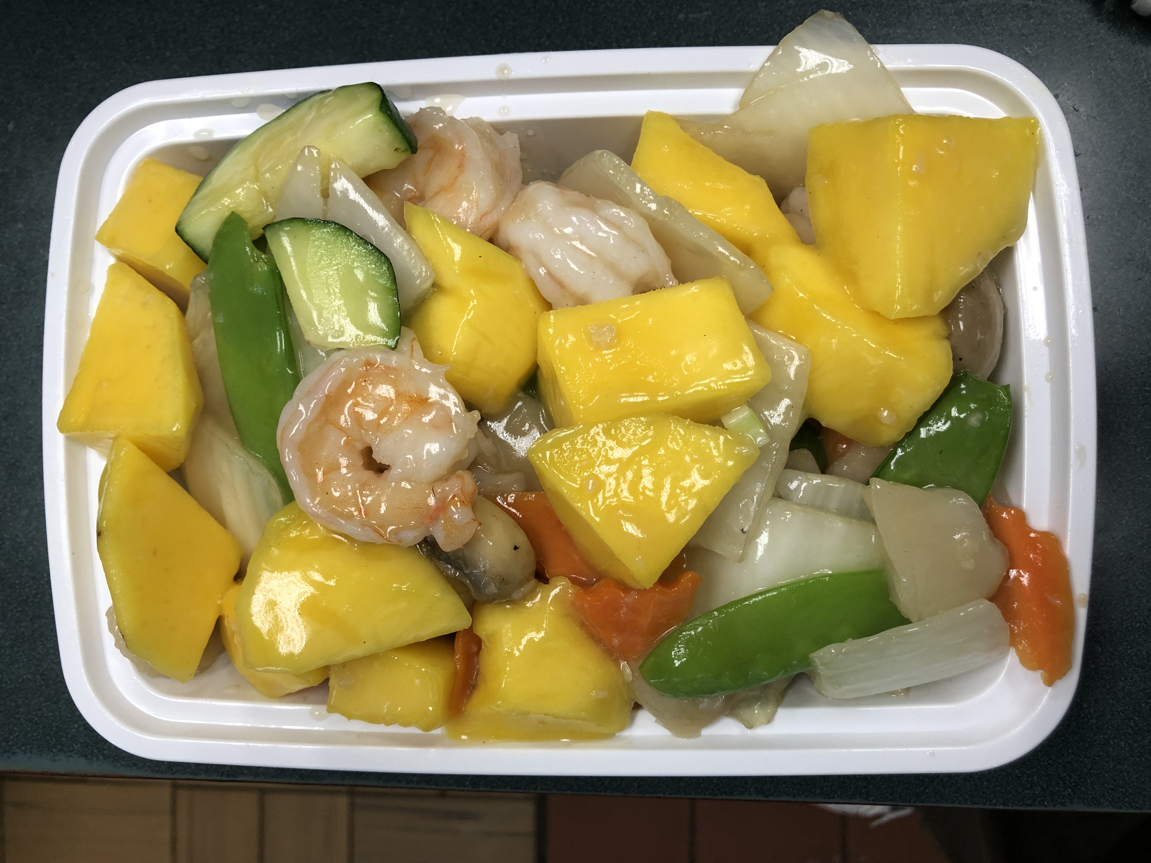 Order S31. Mango Shrimp Special food online from Fortune East store, Garden City Park on bringmethat.com