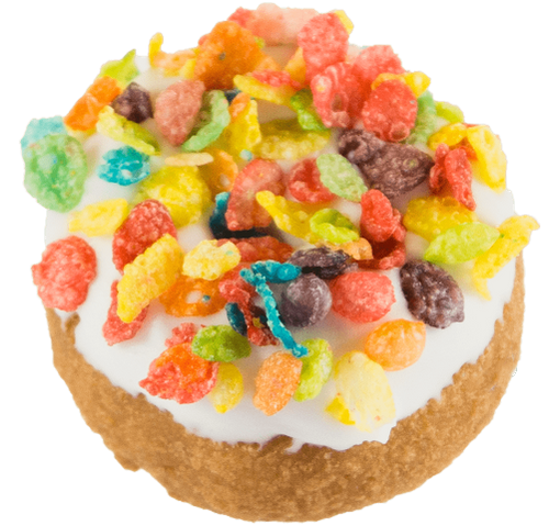 Order Fruity Pebbles Donut food online from Peace Love And Little Donuts Of Traverse City store, Traverse City on bringmethat.com