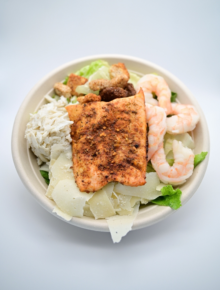 Order Seafood Caesar (Enjoy for two!) food online from Fresh Green store, Bowie on bringmethat.com