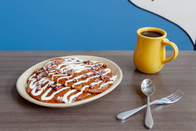 Order Pumpkin Pecan Pie Pancakes food online from Snooze Am Eatery store, Fort Collins on bringmethat.com