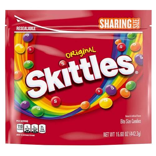 Order Skittles Original Fruity Candy, Sharing Size - 15.6 oz food online from Walgreens store, Wilson on bringmethat.com