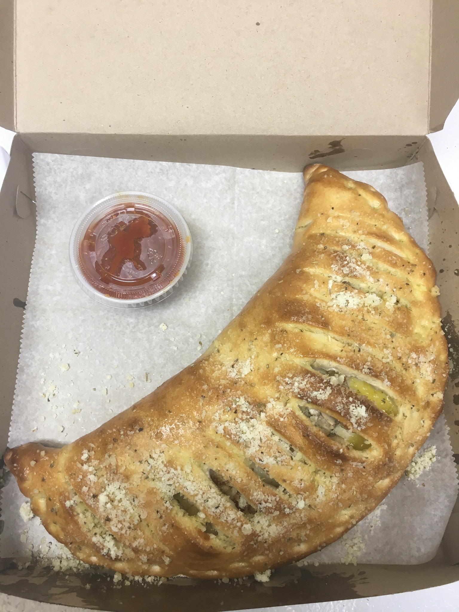 Order Calzone food online from Sal’s NY Slice Pizzeria store, Virginia Beach on bringmethat.com