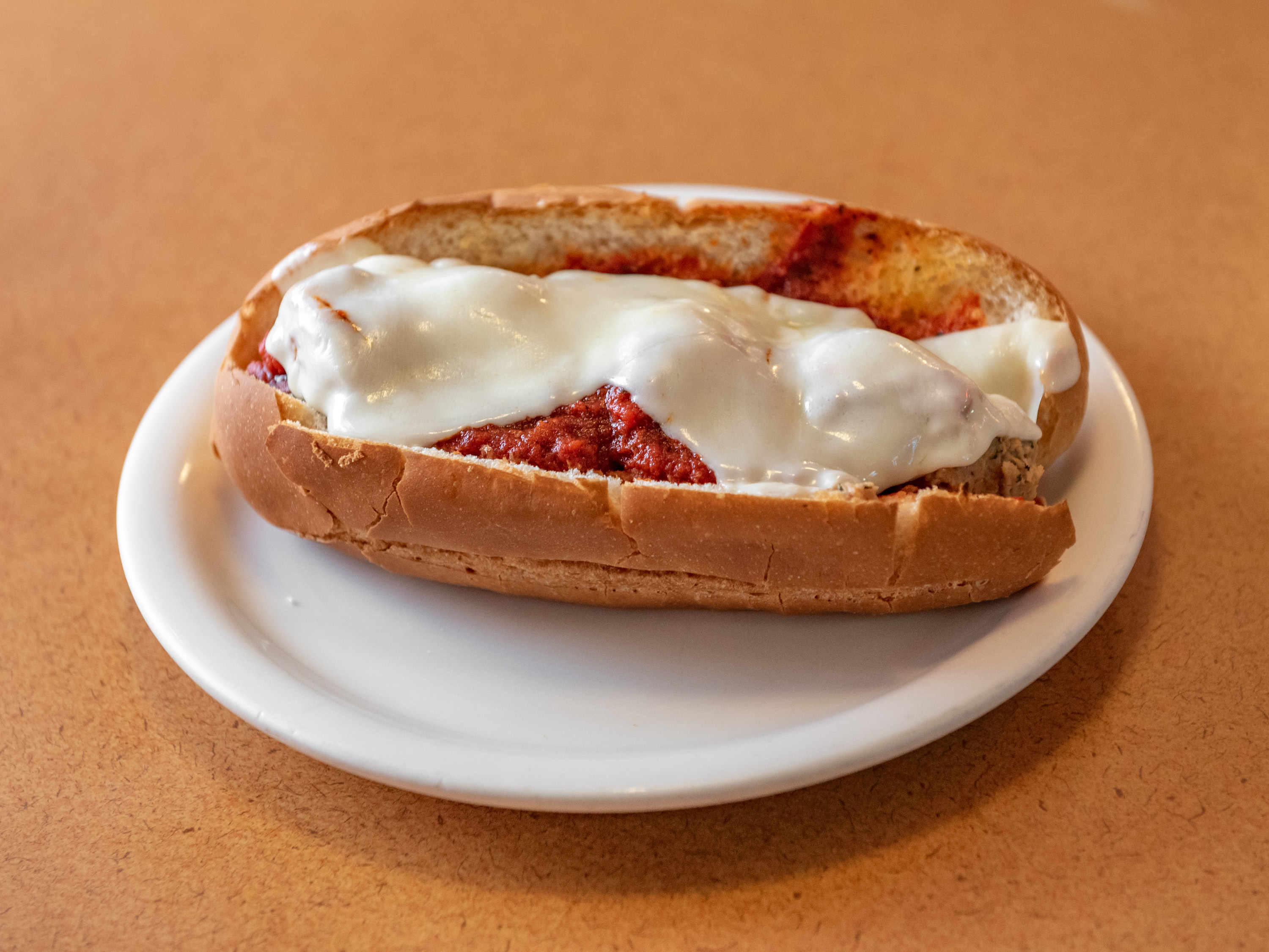 Order 40. Meatball Sandwich food online from Vittoria Pizza store, Alhambra on bringmethat.com