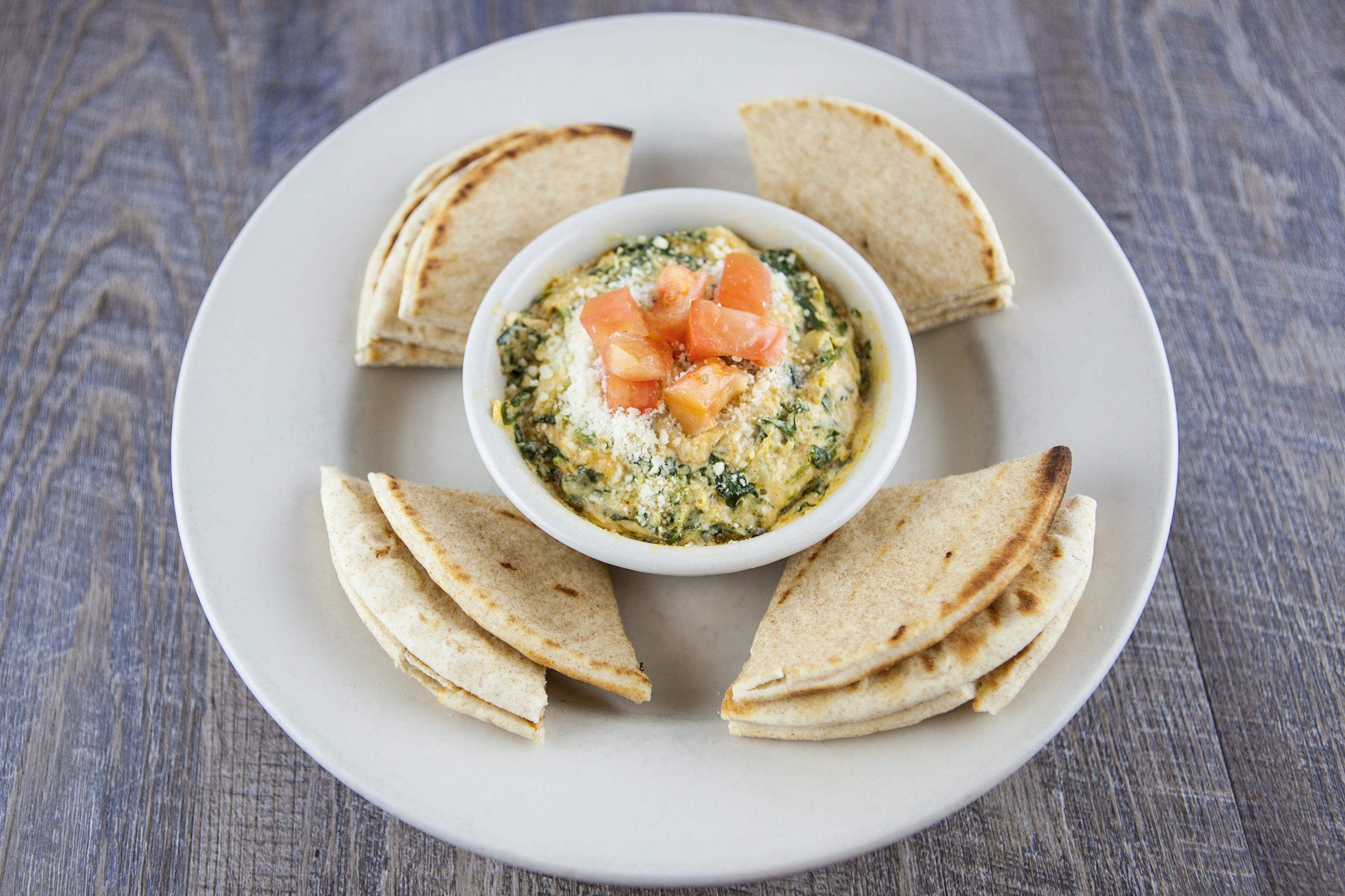 Order Spinach Artichoke Dip food online from Fitz's store, University City on bringmethat.com