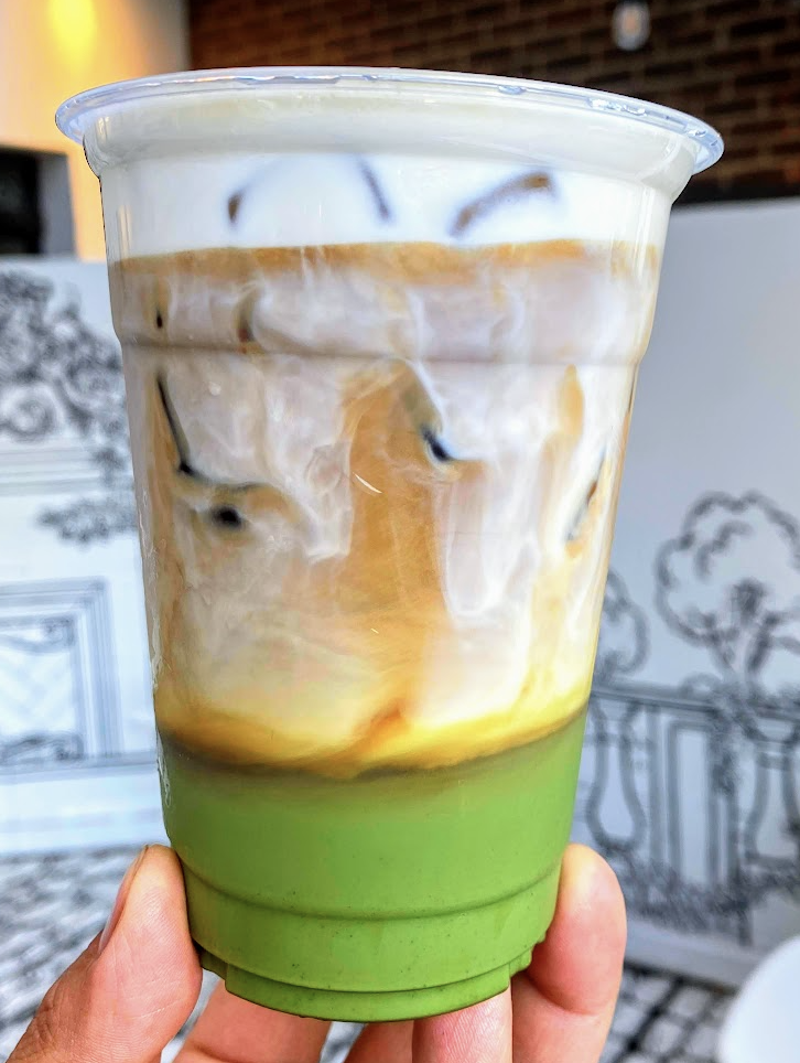 Order Matcha Coffee Latte food online from 2d Restaurant store, Chicago on bringmethat.com