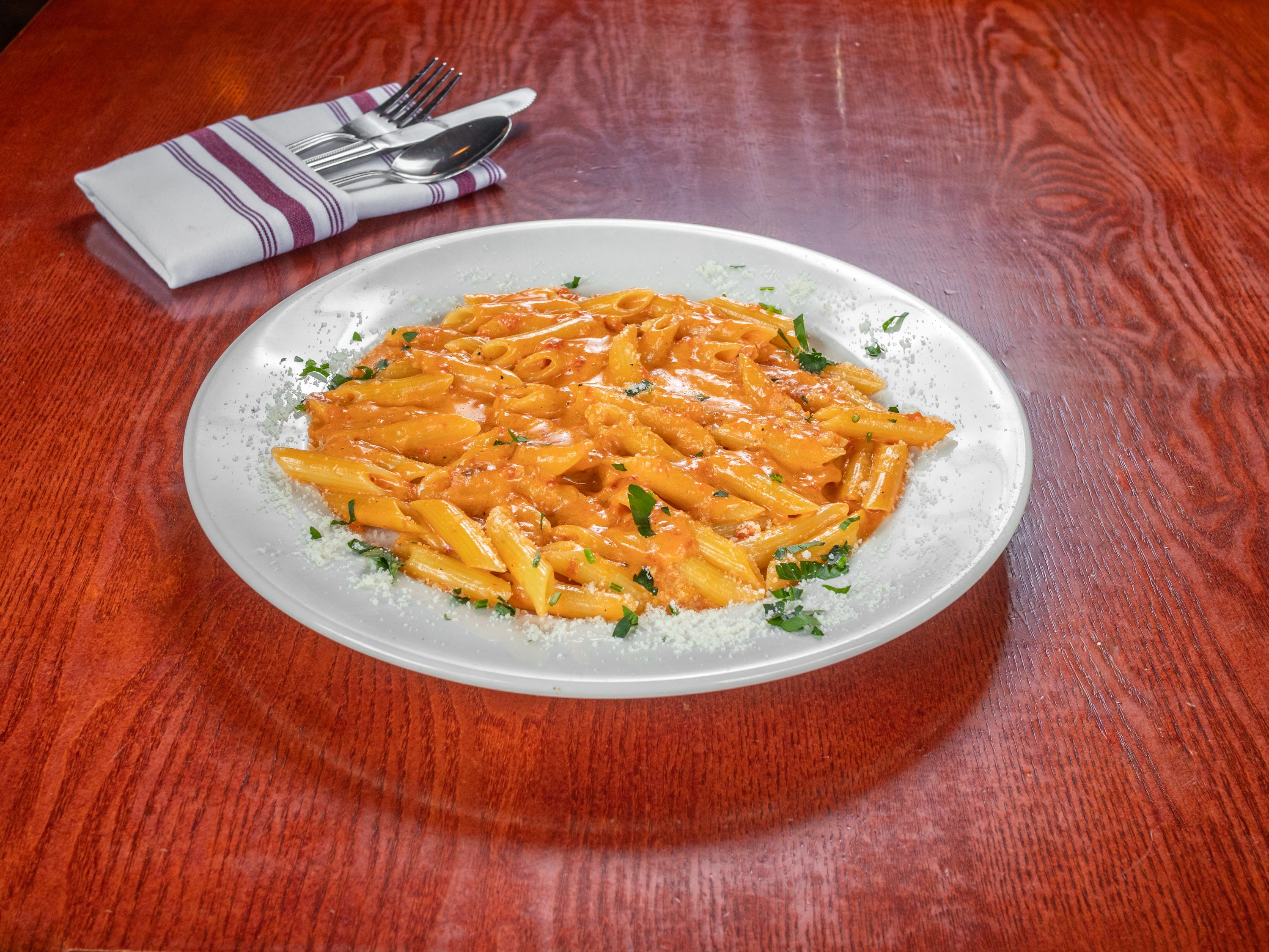 Order Penne Alla Vodka food online from Brooks 1890 store, Long Island City on bringmethat.com