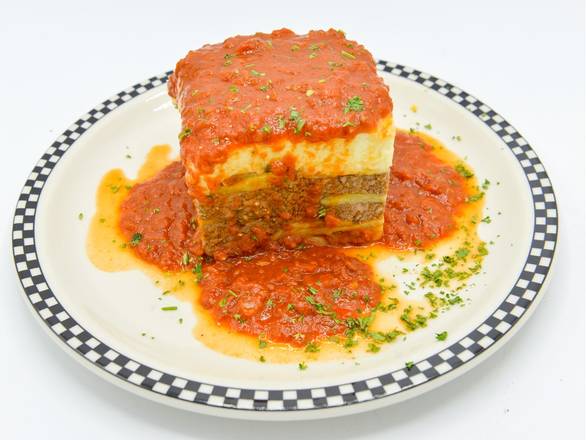 Order Moussaka Chef's Delight food online from Park West Diner store, Little Falls on bringmethat.com