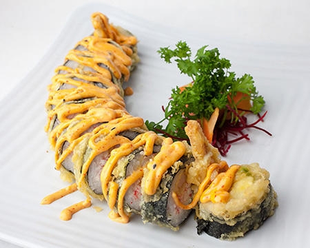 Order Omega Roll food online from Kumori Sushi & Teppanyaki store, Mcallen on bringmethat.com