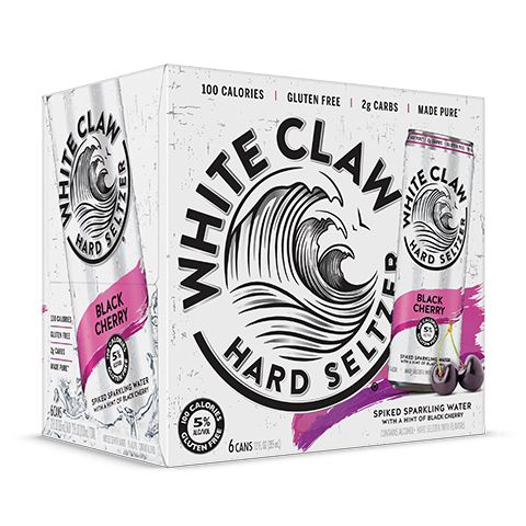 Order White Claw Black Cherry 6pk 12oz Can food online from 7-Eleven store, Evans Mills on bringmethat.com