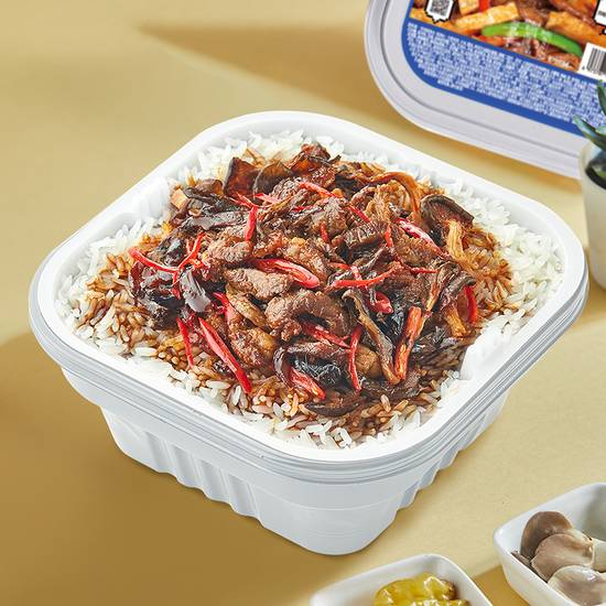 Order H1 Chengdu Dishes Over Rice 盖饭 food online from Chengdu Famous Food store, Philadelphia on bringmethat.com