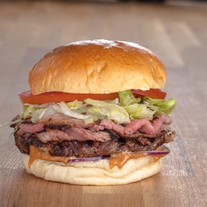 Order Tri Tip Burger food online from Buckhorn Grill store, San Francisco on bringmethat.com