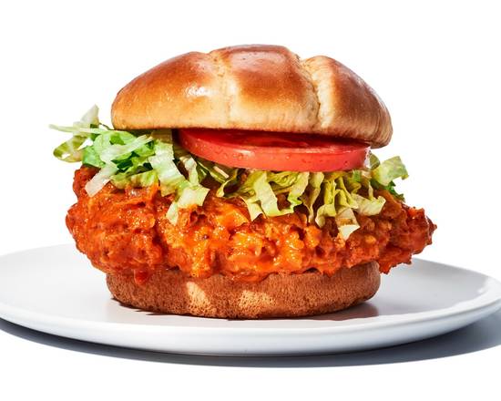 Order Buffalo Chicken Sandwich food online from Hootie Burger Bar store, Phoenix on bringmethat.com