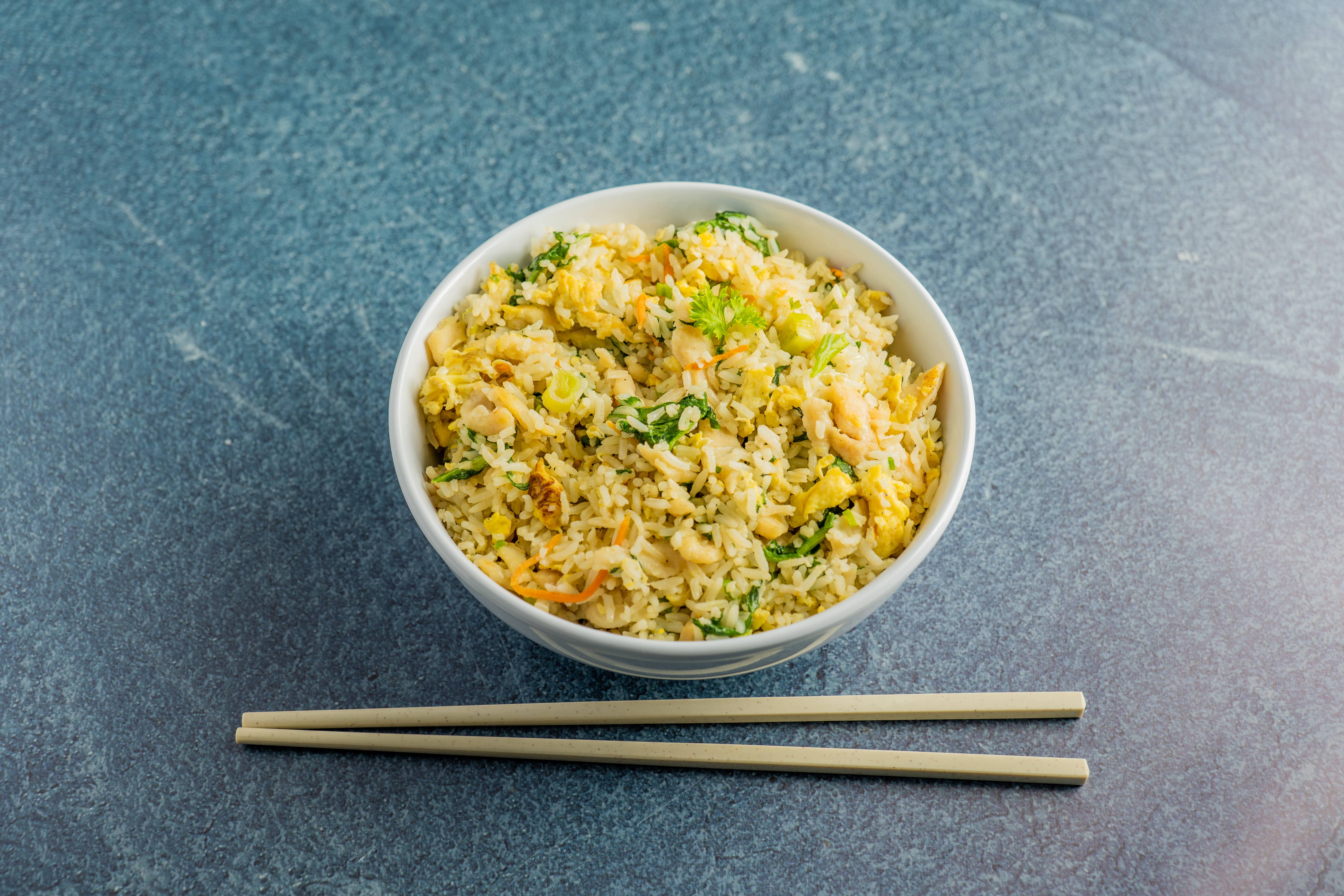 Order Fried Rice with Protein food online from Mandarette Cafe store, Los Angeles on bringmethat.com